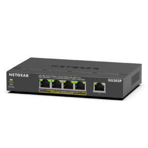 NETGEAR GS305P Gigabit 5-port Unmanaged PoE+ Switch GS305Pv3