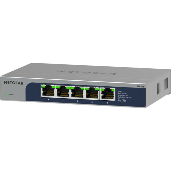 Netgear MS105 5-port Multi-Gigabit (2.5G) Ethernet Unmanaged Switch