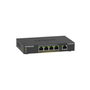 NETGEAR GS305PPv3 5-Port Unmanaged Switch 4 Ports PoE+ (83W)
