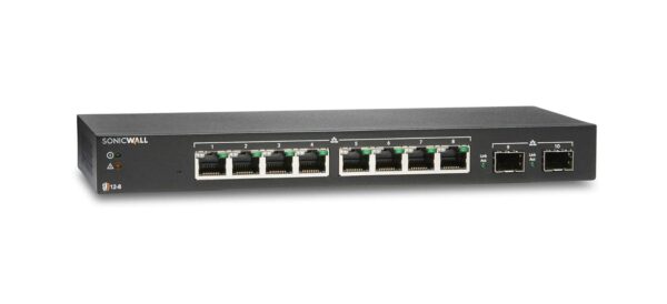SonicWall SWS12-8 Manged Switch with 3YR 24x7 Dynamic Support