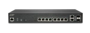 SonicWall SWS12-10FPOE Managed PoE Switch with 1YR 24x7 Dynamic Support