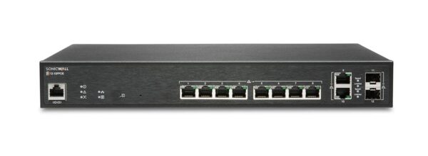 SonicWall SWS12-10FPOE Managed PoE Switch with 1YR 24x7 Dynamic Support
