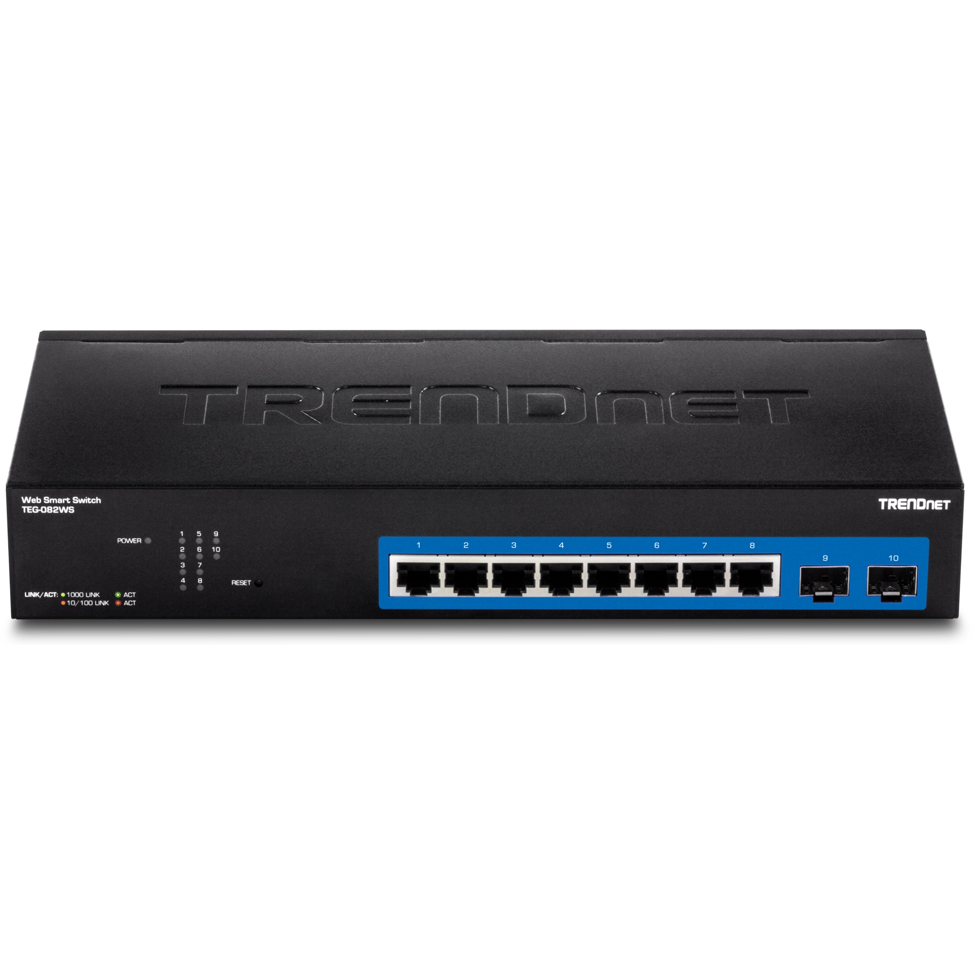TRENDnet TEG-082WS v2.5R 10-Port Gigabit Web Smart Switch
