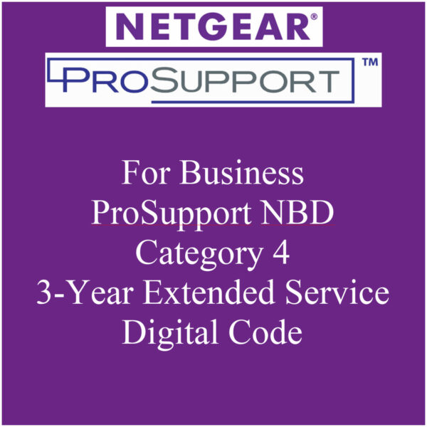 NETGEAR PMP3134 ProSupport NBD Service Category 4 - 3 Year Extended Service