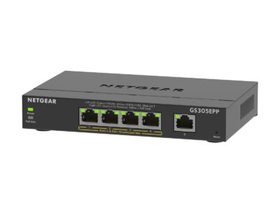 NETGEAR GS305EPP 5-Port High Power PoE+ Gigabit Ethernet Plus Switch (120W)