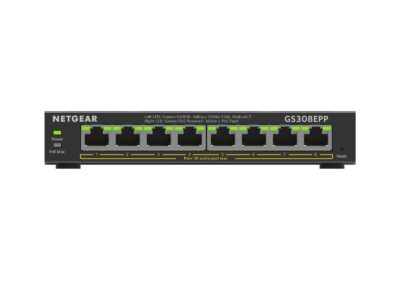 NETGEAR GS308EPP 8-Port PoE+ Gigabit Ethernet Plus Switch (123W)