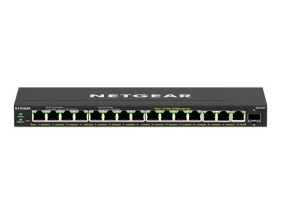 NETGEAR GS316EP 16-Port PoE+ Gigabit Plus Switch (180W) with 1 SFP Port