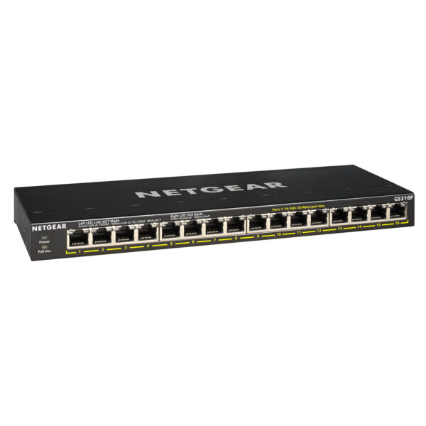 NETGEAR GS316P 16 Port Gigabit Switch