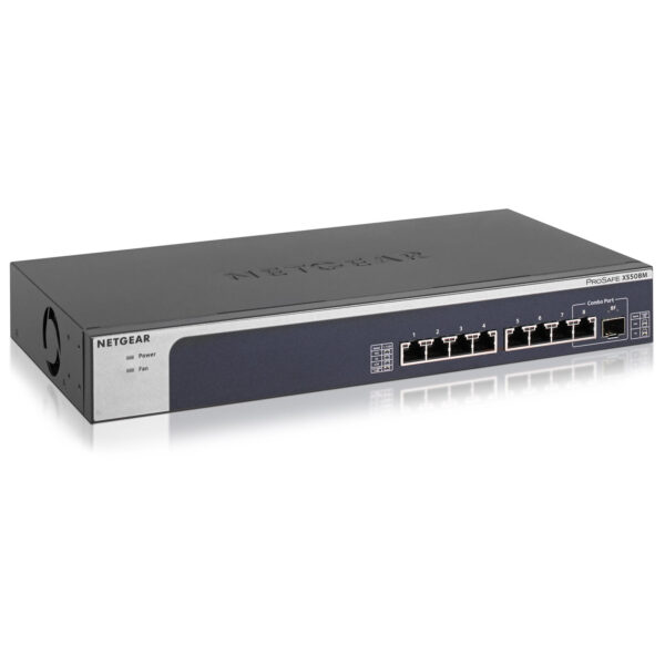 NETGEAR XS508M 8 Ports Multi 10 Gigabit Switch